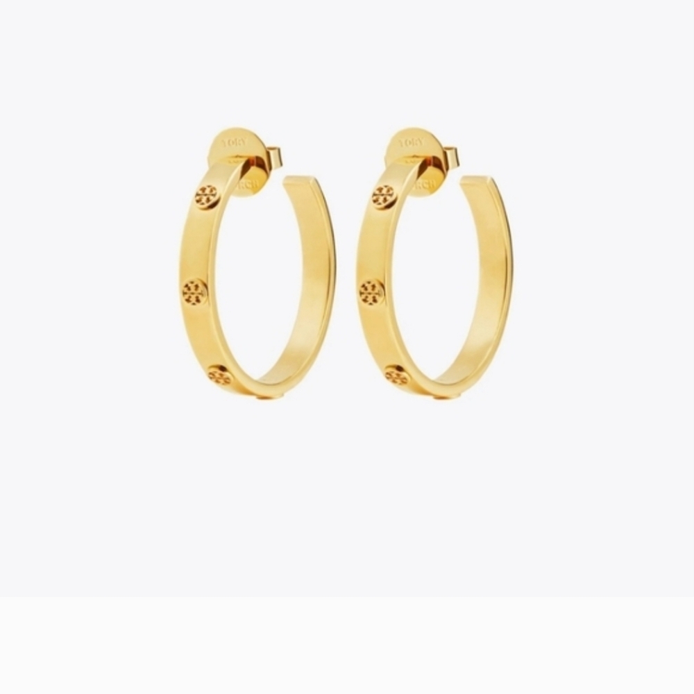 Tory Bruch ICON HOOP EARRINGS